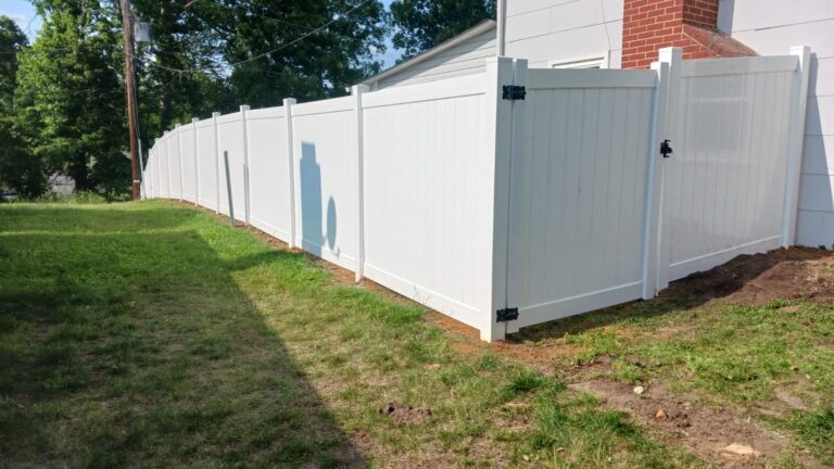 White Privacy Vinyl- Beltsville