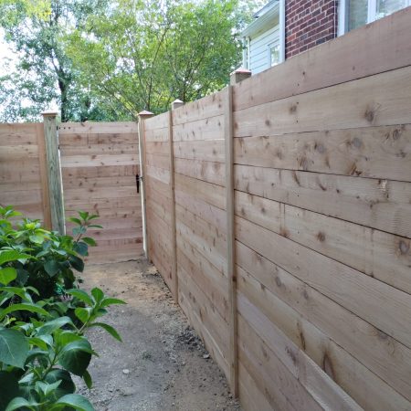 Horizontal cedar